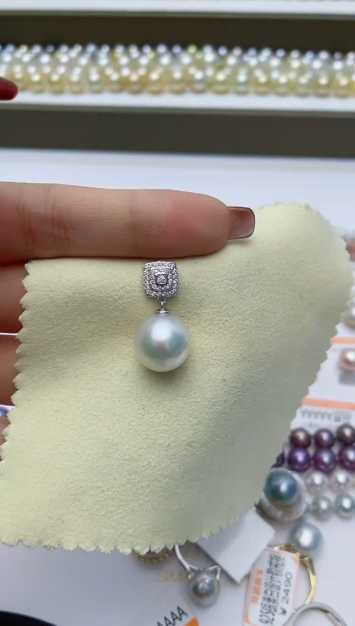 【闪购商品】海水珍珠颈饰银S925镶嵌W60