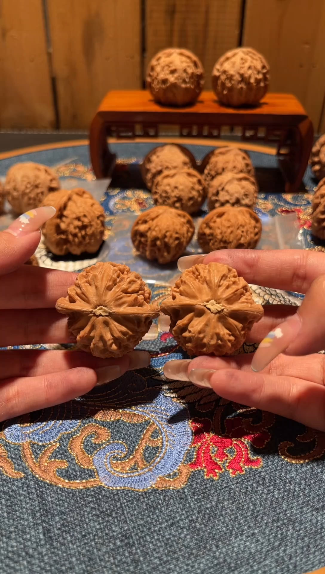 把件文玩核桃048宫灯40