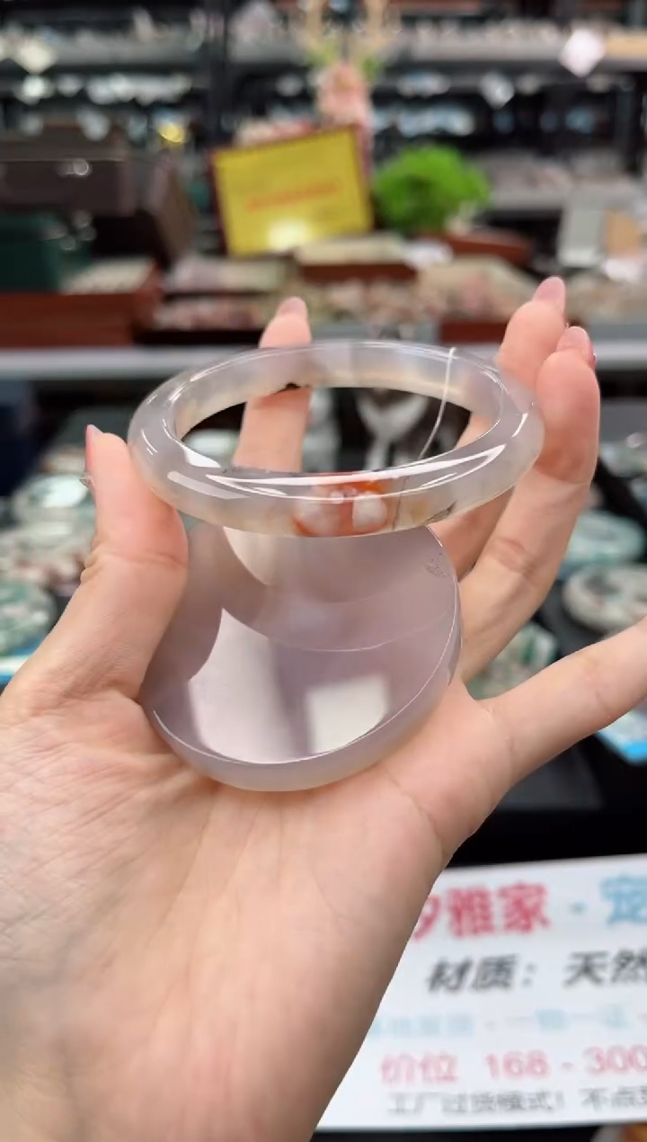 【闪购商品】石英质玉手镯未镶嵌61圈口（赠品镯心）6455066