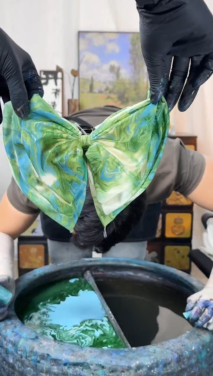 593 千里江山 三层蝴蝶抓夹