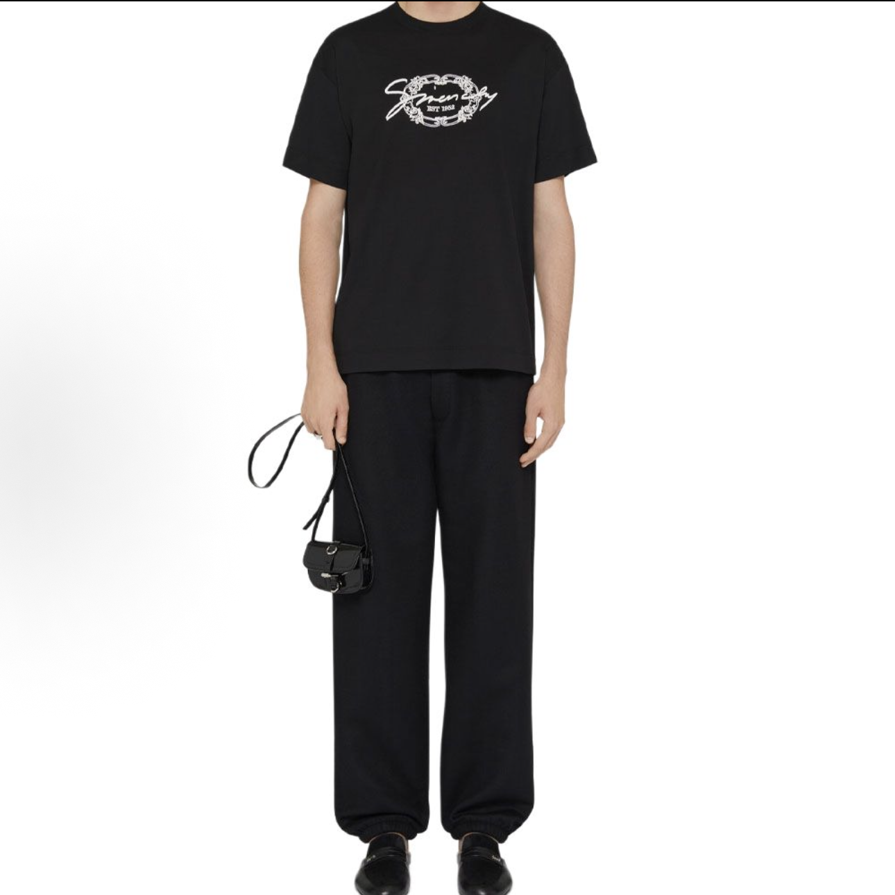 未使用 Givenchy/纪梵希 全新 品牌Logo徽章圆领直筒短袖T恤 男款