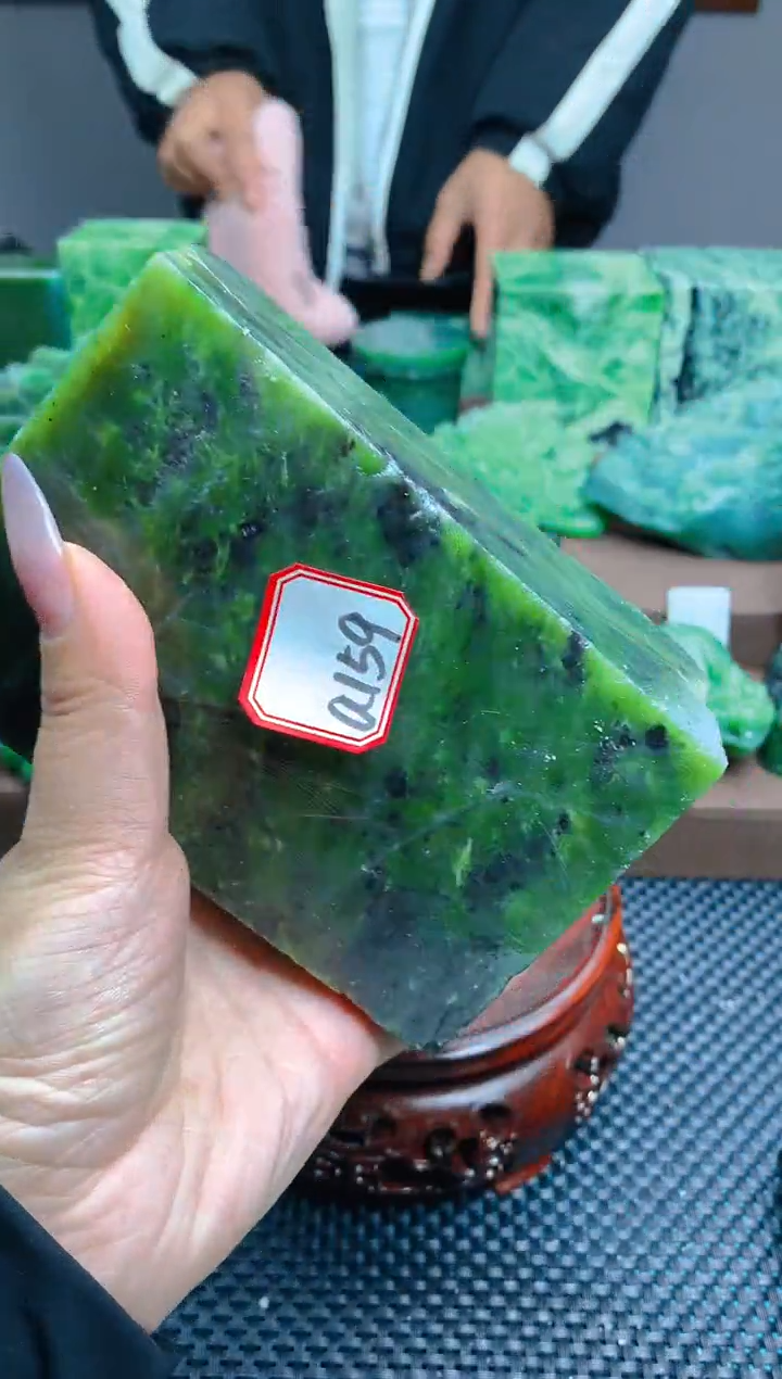 【闪购商品】和田玉（碧玉）珠宝半成品未镶嵌1