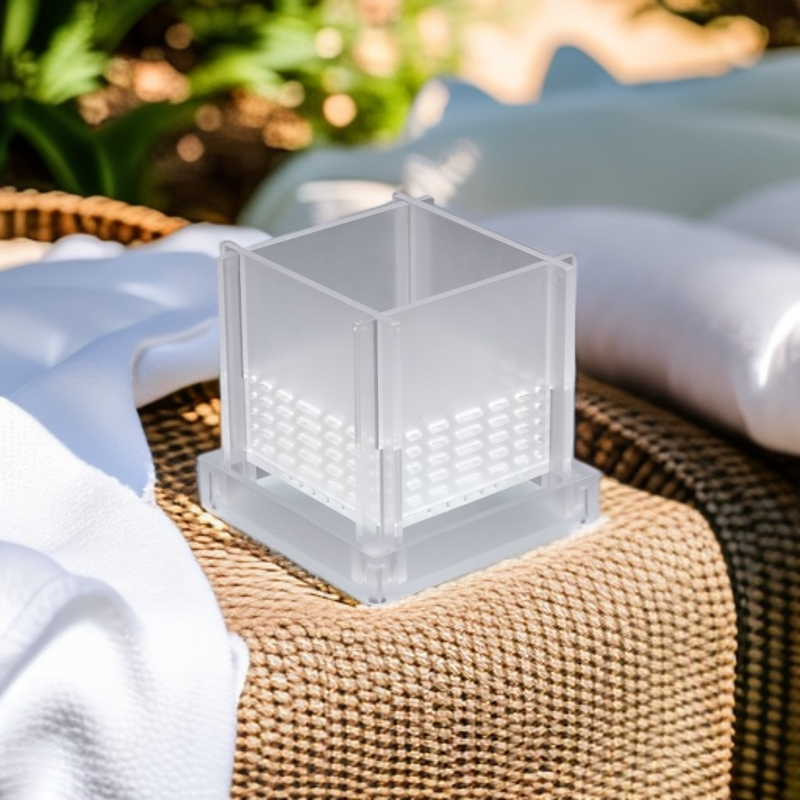 绿植花盆可拼接懒人花盆绿植养花PC塑料磨砂花盆花器室内阳台