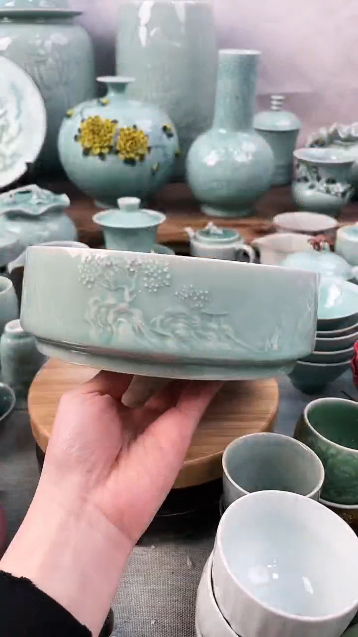 【闪购商品】全手特价 微瑕 慧仙青瓷