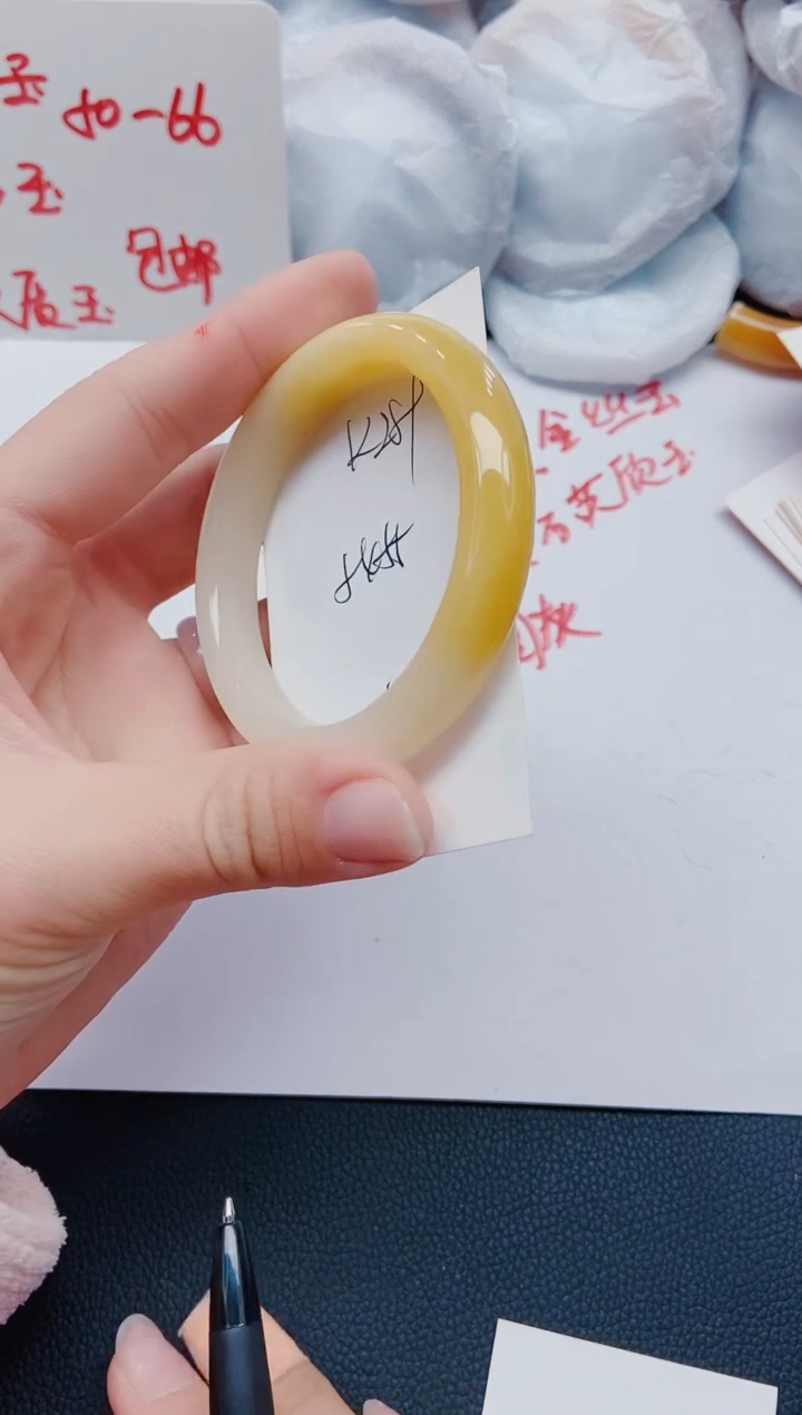 【闪购商品】石英质玉手镯未镶嵌K289-54-55