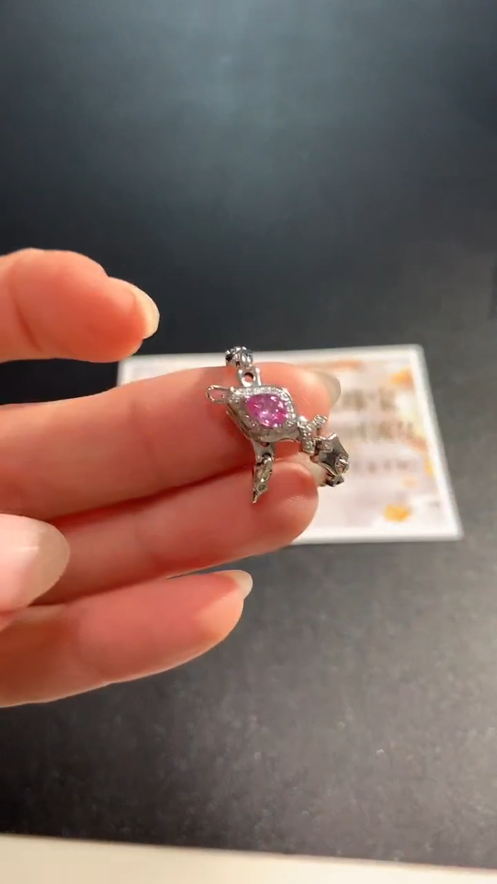 【闪购商品】蓝宝石戒指18K金镶嵌戒指回流不退不换|