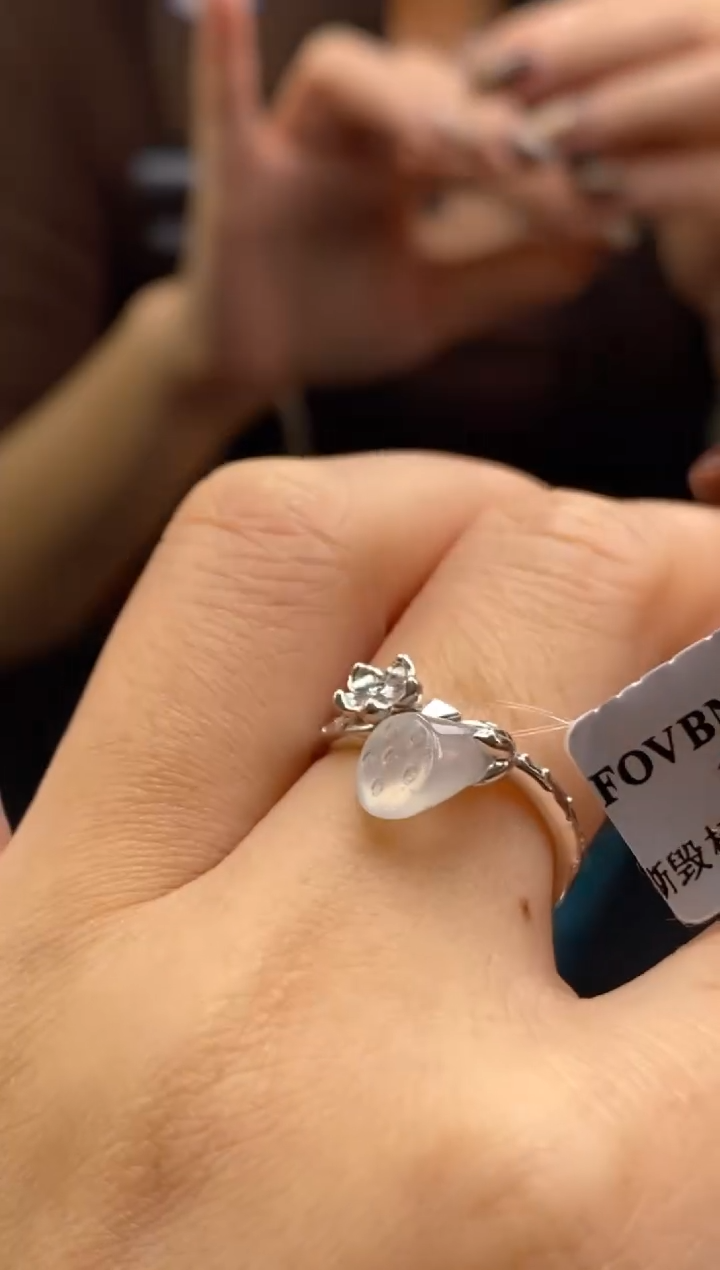 颈饰银S925镶嵌翡翠净货16936