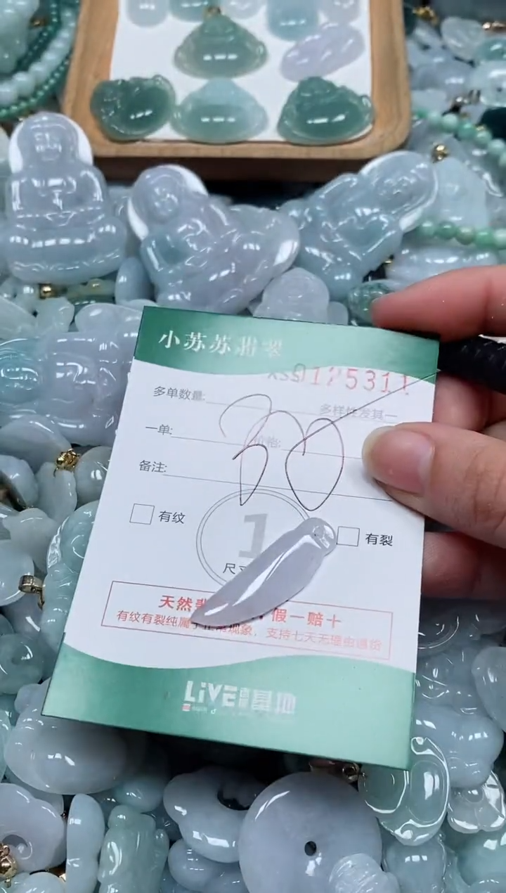 【闪购商品】翡翠颈饰未镶嵌闪购商品0125311