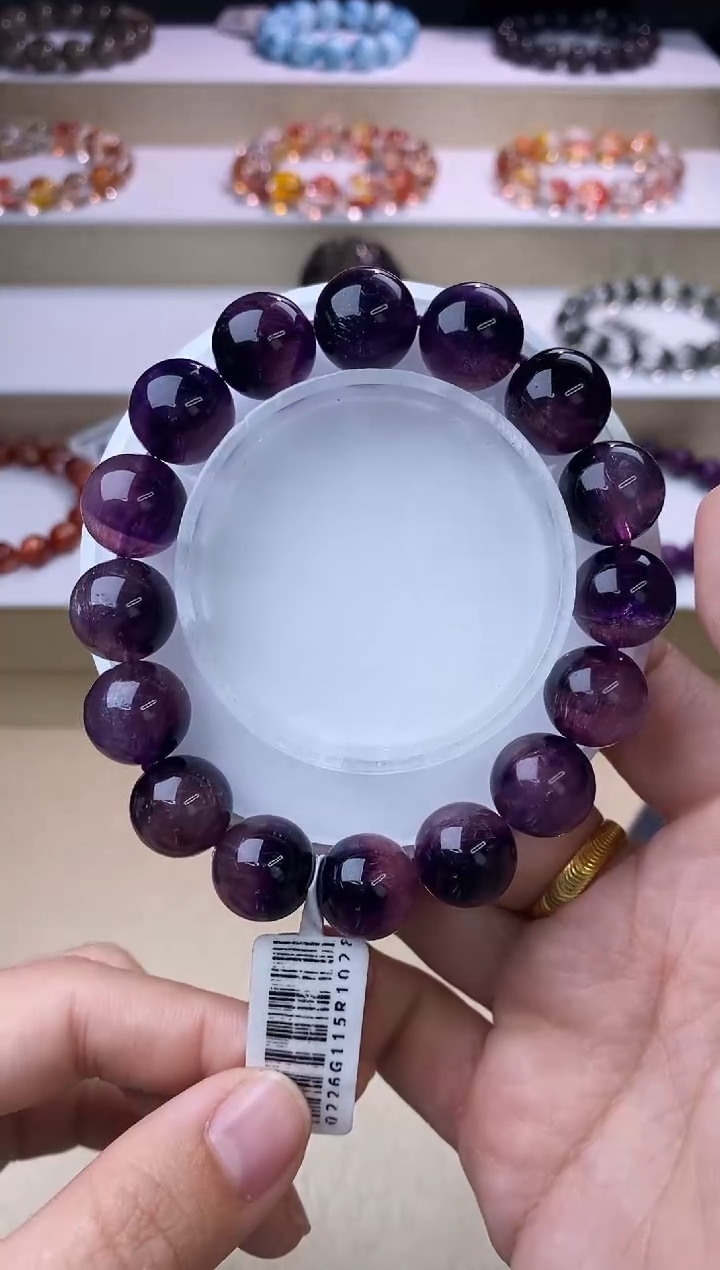 【闪购商品】水晶手链未镶嵌紫超七13m+