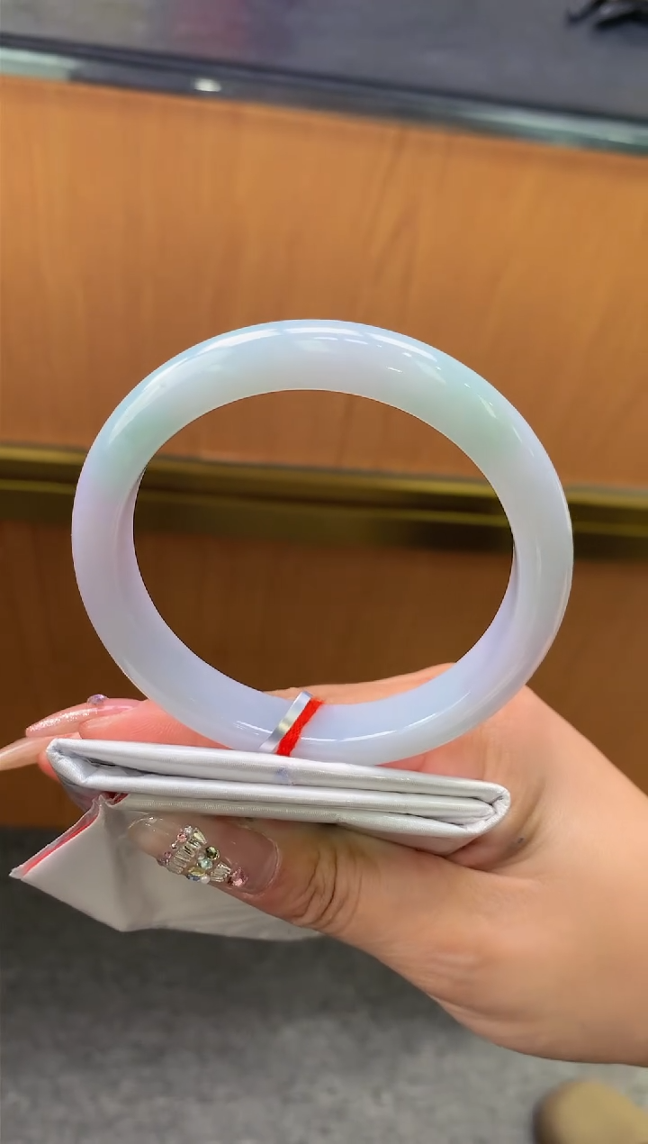 未镶嵌手镯翡翠-F122-正圈62.3