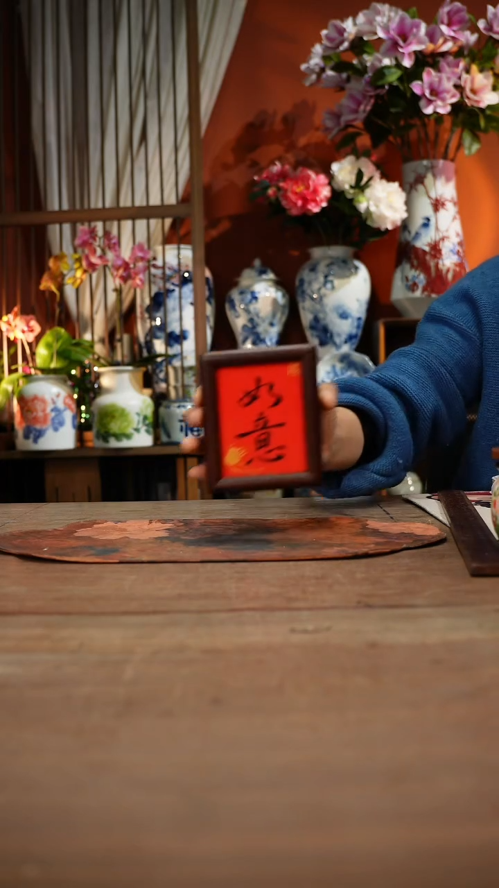 当代高温釉下彩手绘陶瓷餐具