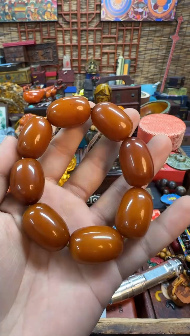 【闪购商品】蜜蜡裸石未镶嵌当天订单当天直发如图所示