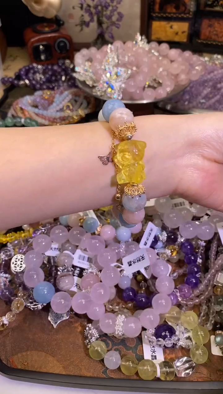 【闪购商品】绿柱石手链未镶嵌325