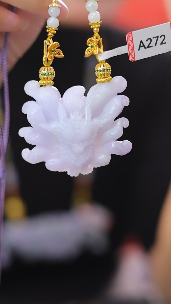 【闪购商品】翡翠颈饰银S925镶嵌24小时内发货质保A货