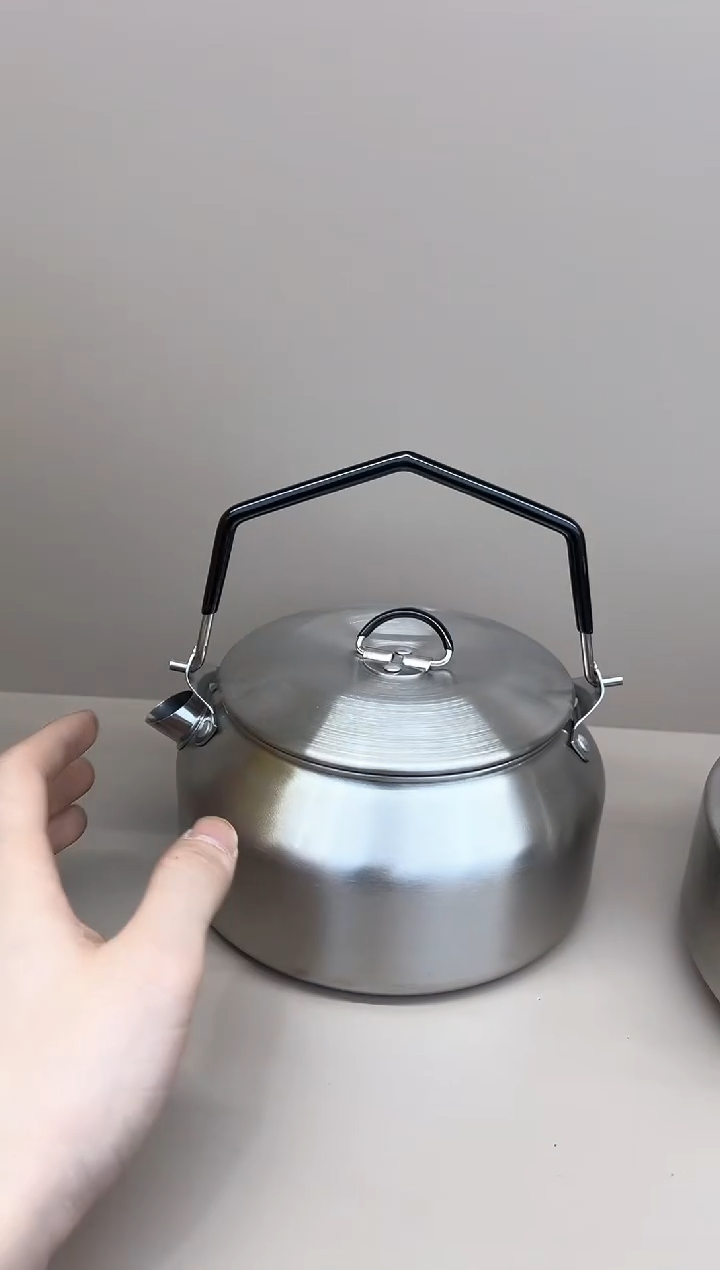 【闪购商品】不锈钢户外烧水壶