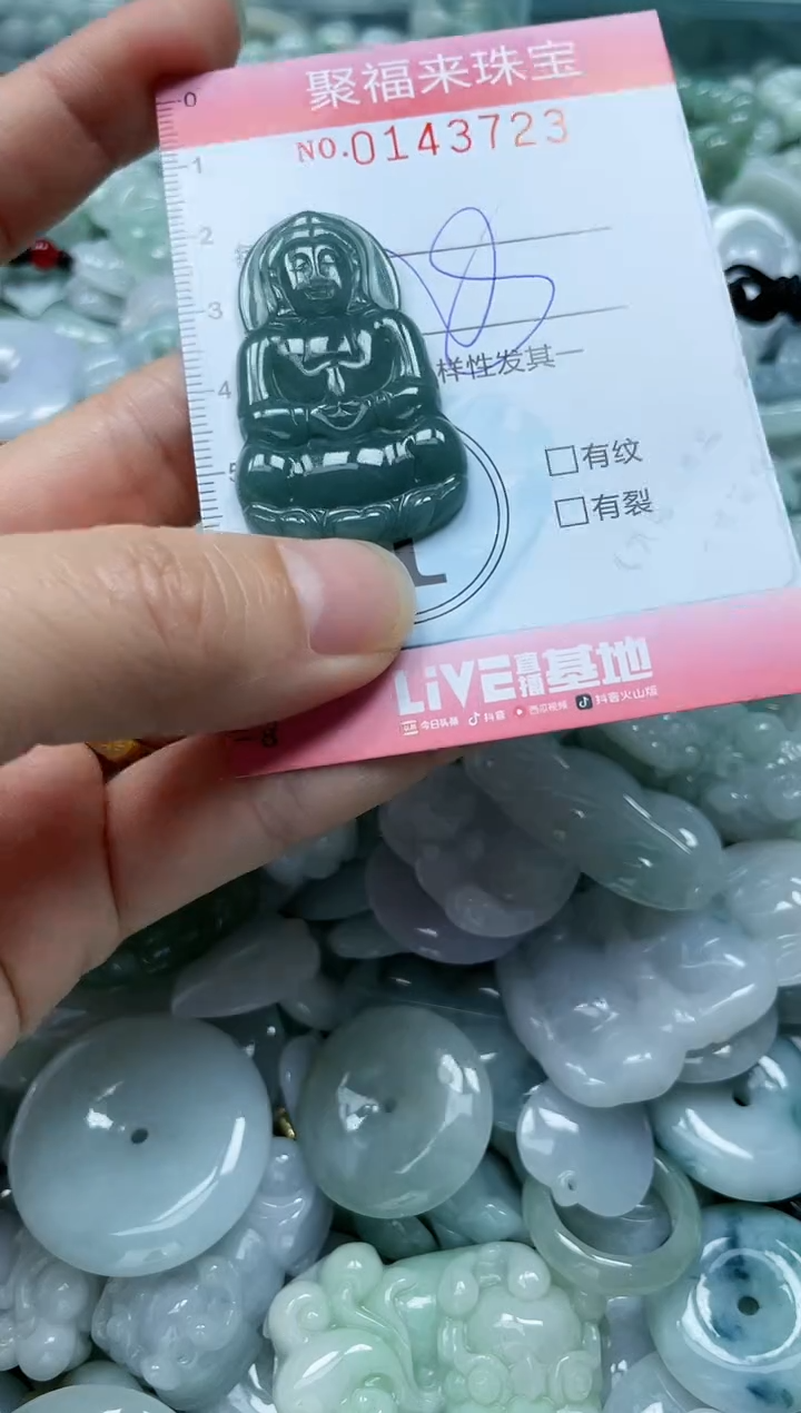 【闪购商品】翡翠未镶嵌颈饰闪购0143723