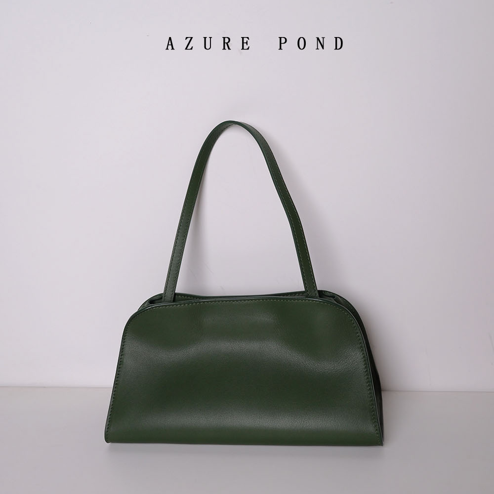 饮奶牛马鞍皮TR纯色极简风磁扣女式单肩包腋下斜挎夏季ins复古风