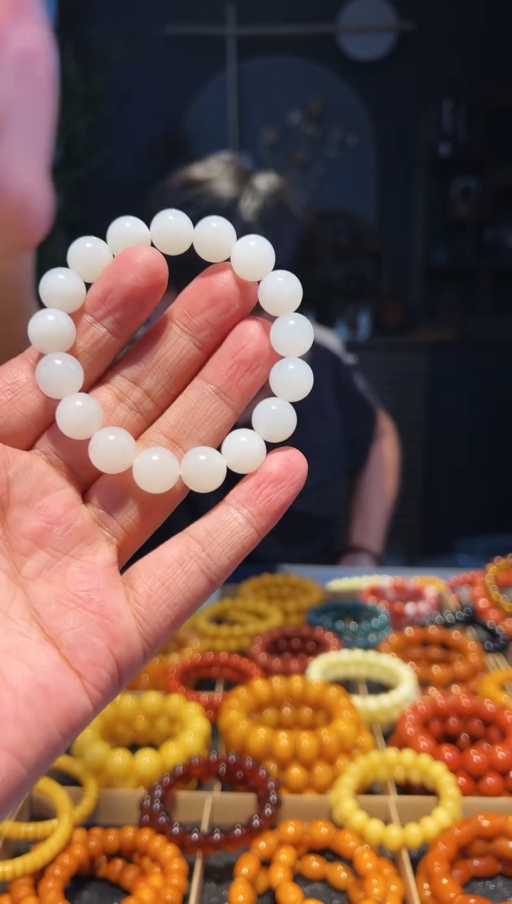 手串未镶嵌和田玉12+单圈