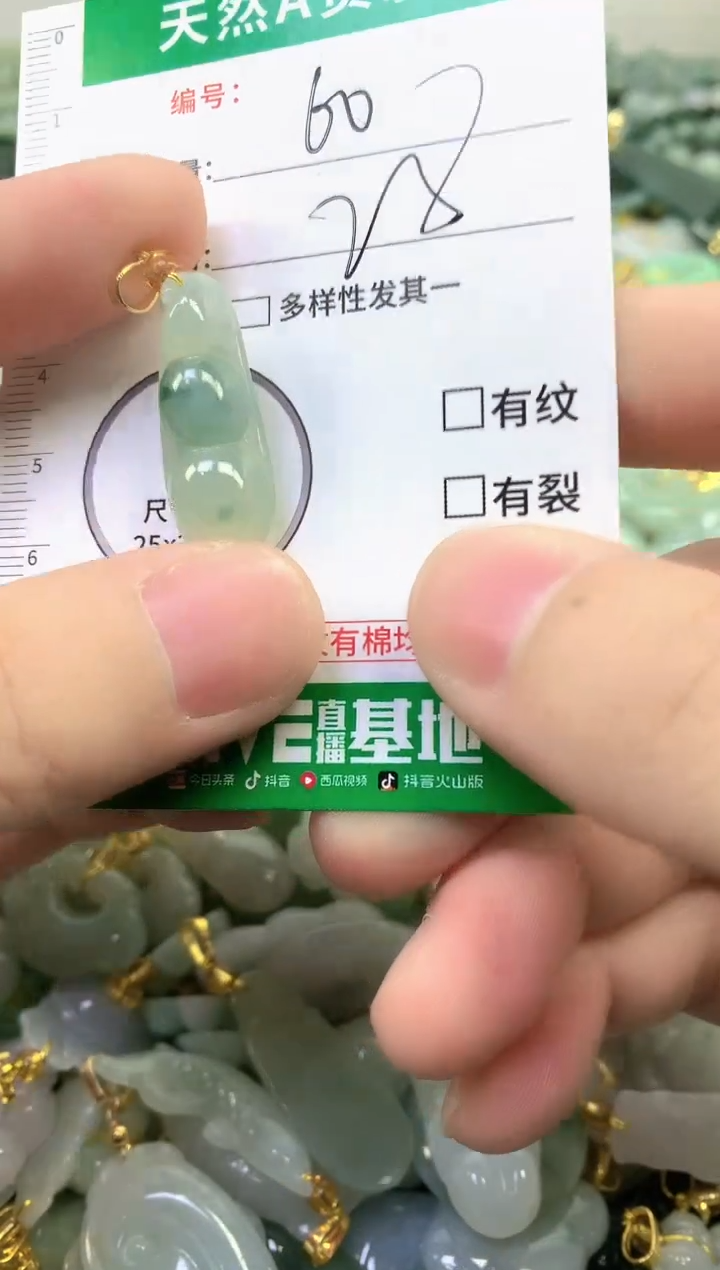 颈饰未镶嵌翡翠纯天然缅甸A货翡翠60