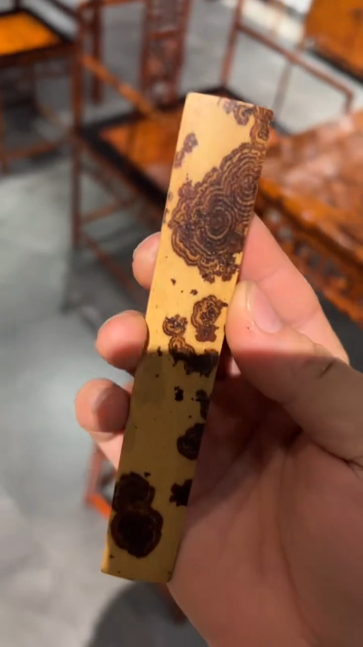 竹s**章湘妃竹书签老云妃紫花