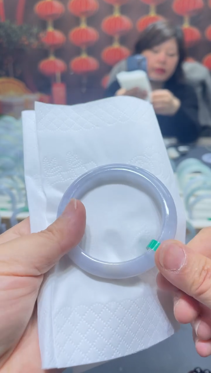 翡翠未镶嵌手镯000009014