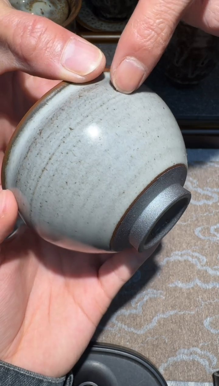 【闪购商品】茶盏林远福灰贝盏7