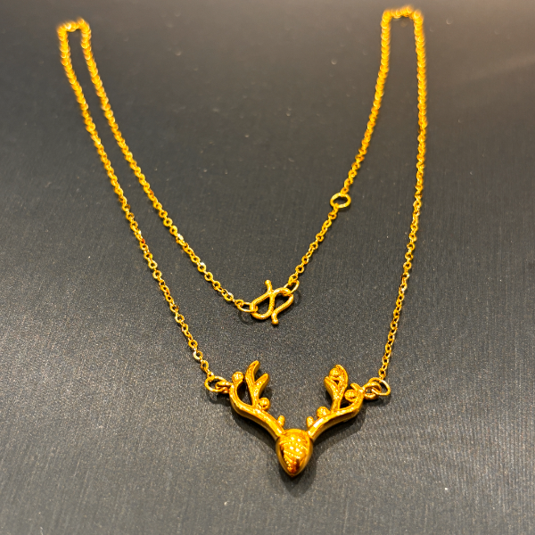 放心黄金店 足金999项链3.10克【货号70】(1号货）