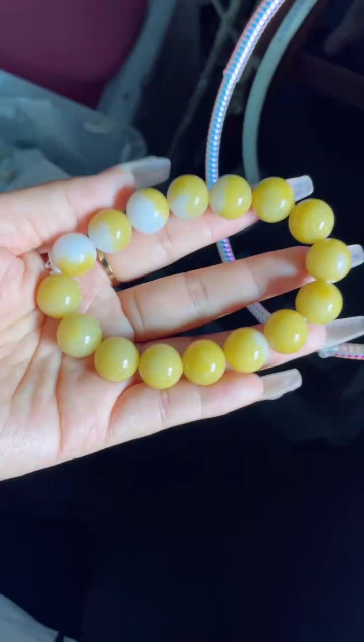 未镶嵌定制翡翠珠串