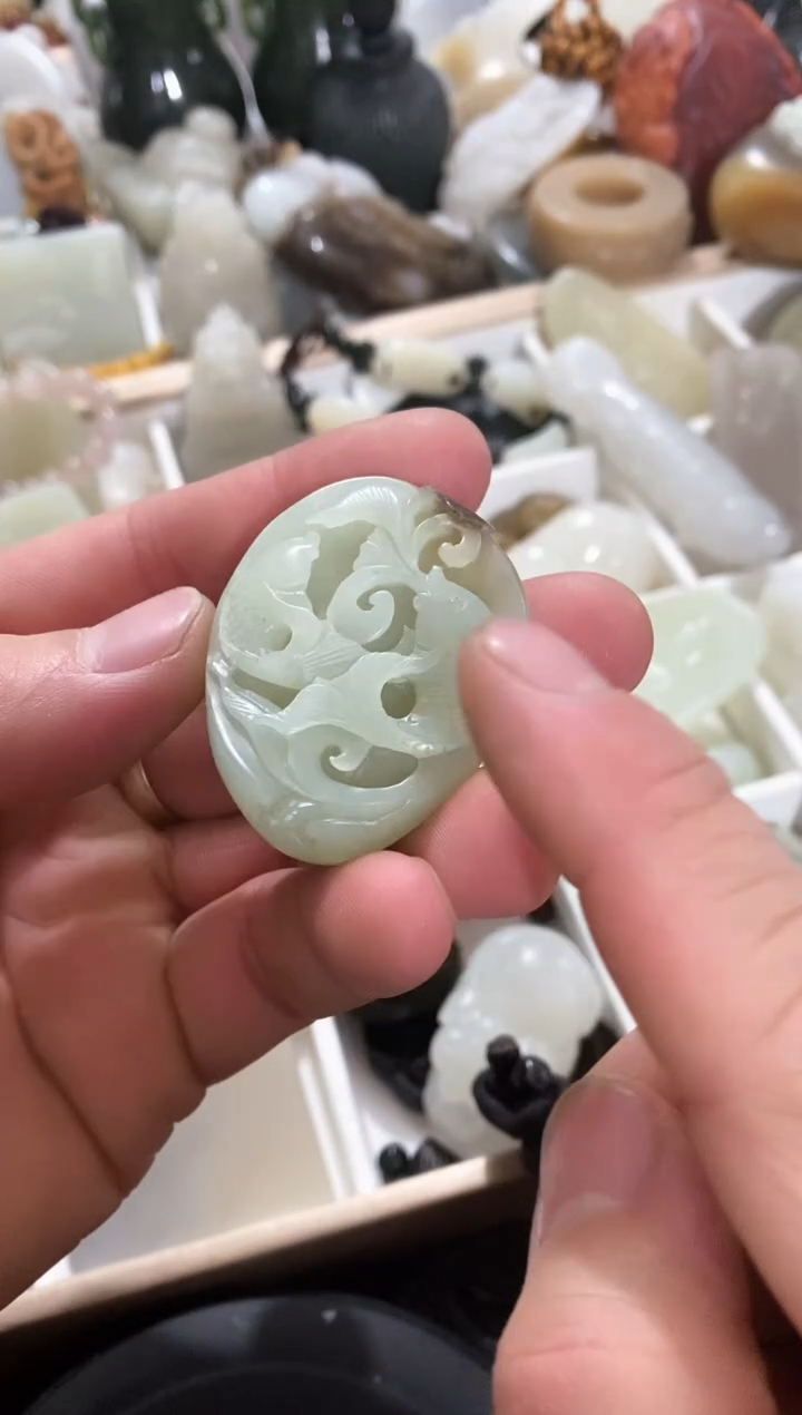 【闪购商品】和田玉吊坠(不含链)未镶嵌鱼