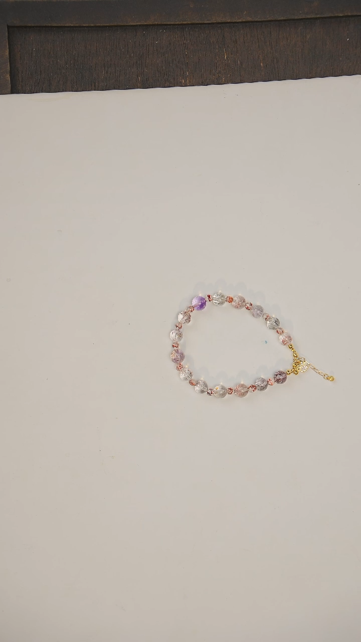 【闪购商品】水晶手串18K金镶嵌手串