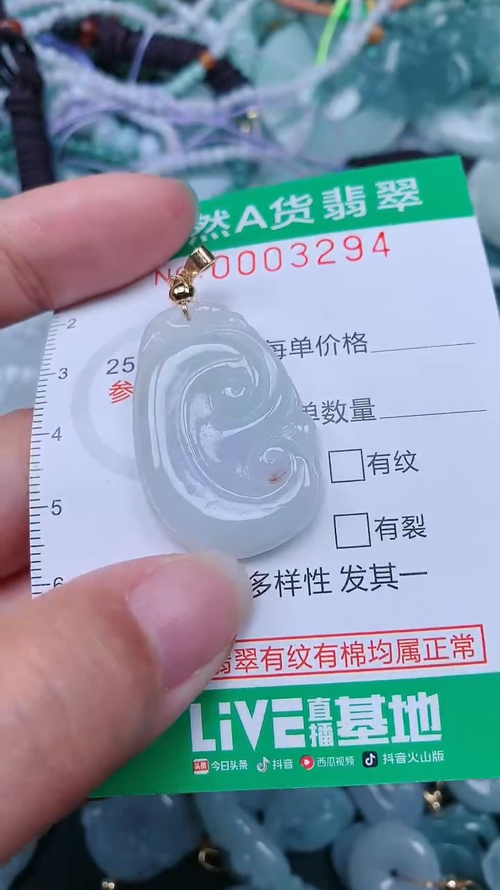 颈饰未镶嵌翡翠.0003294
