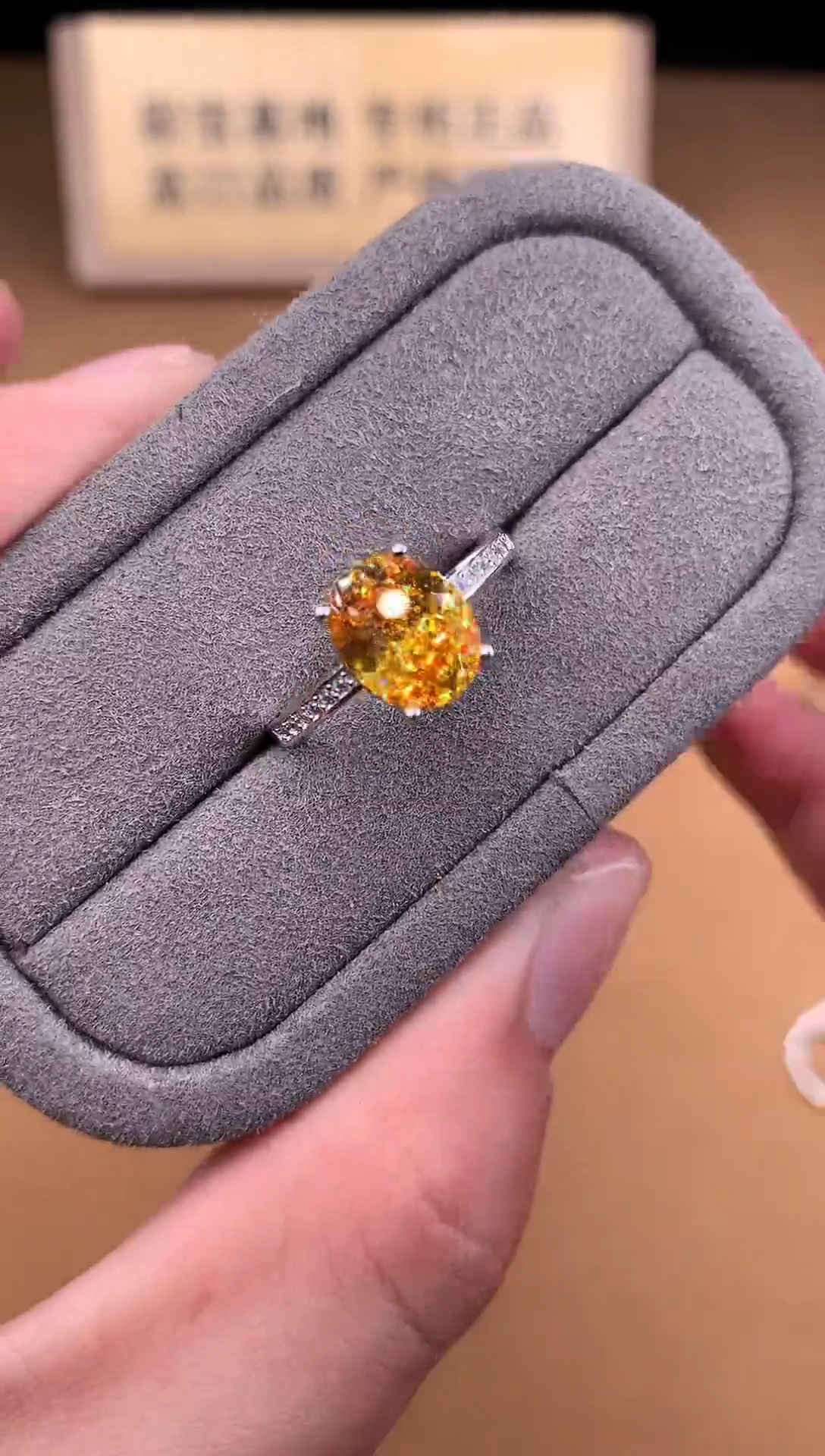 银S925镶嵌戒指碧玺2222