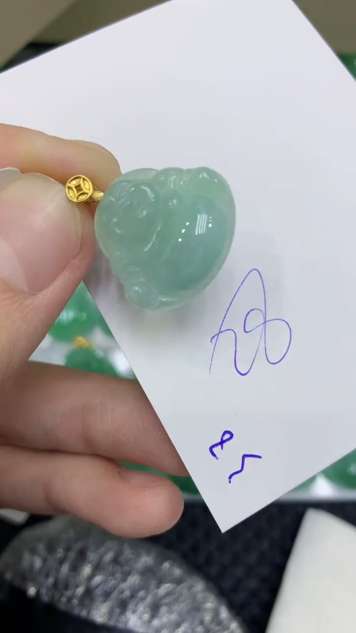颈饰未镶嵌翡翠缅甸A货翡翠