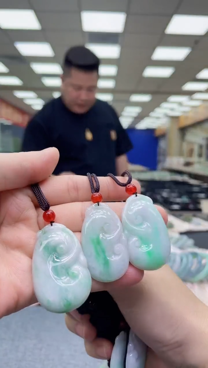 吊坠(不含链)未镶嵌翡翠AAAAAA-多样性发其一DP-RY02