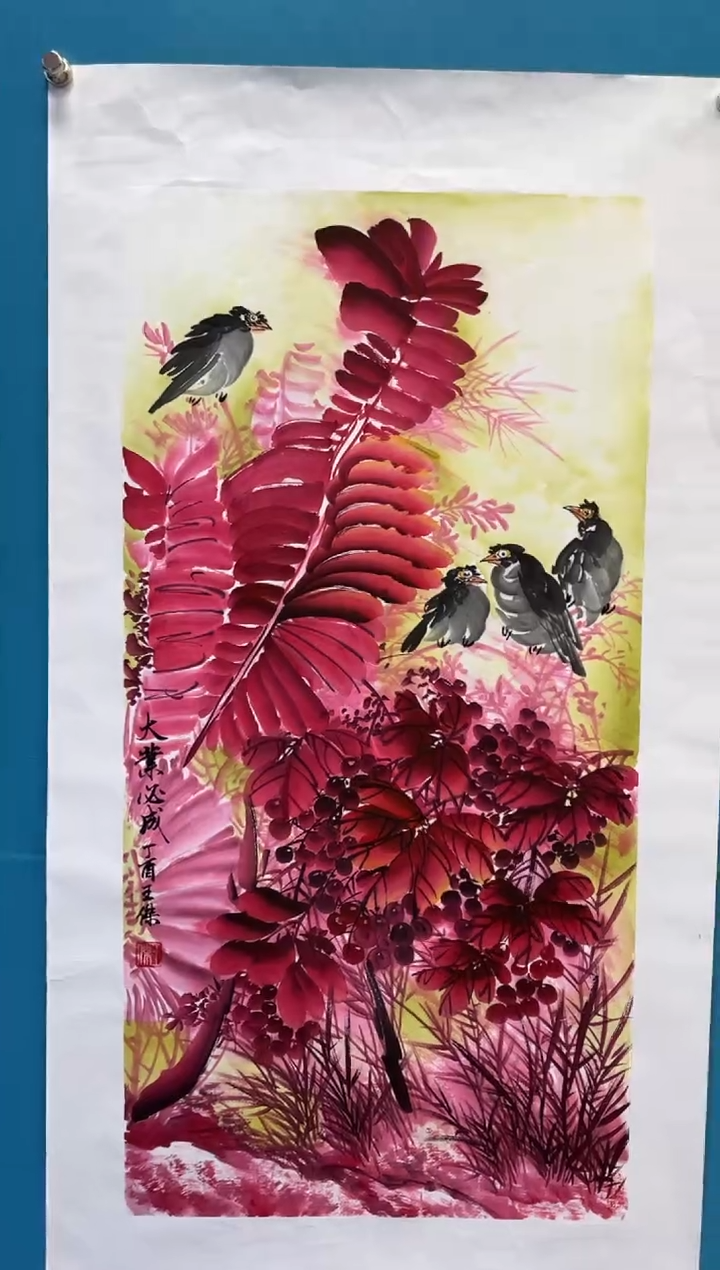 国画闪电购王杰绘画12