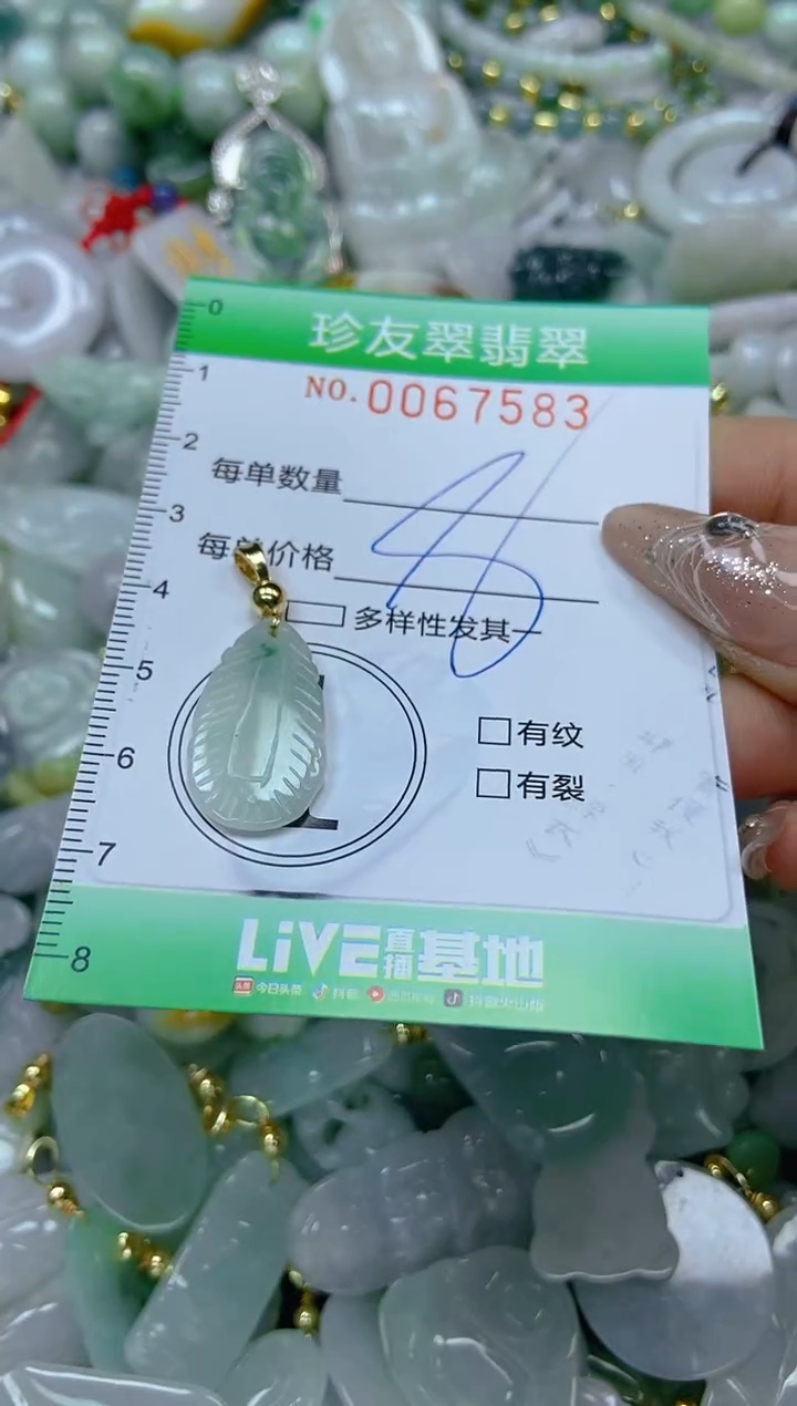 【闪购商品】翡翠颈饰未镶嵌闪购商品0067583