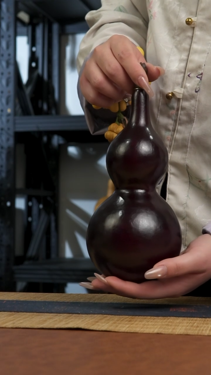 836号 天然热水酒葫芦 一物一拍（有瑕介意勿拍）