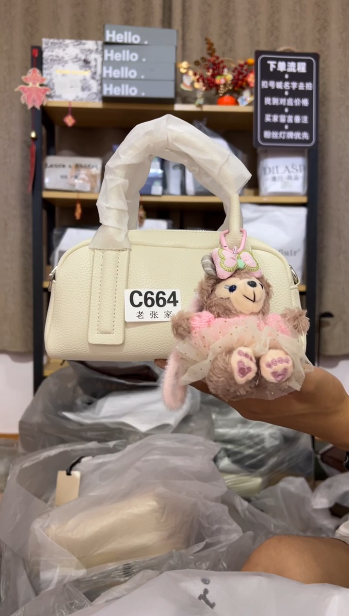 小牛剖层皮革老张家女包664