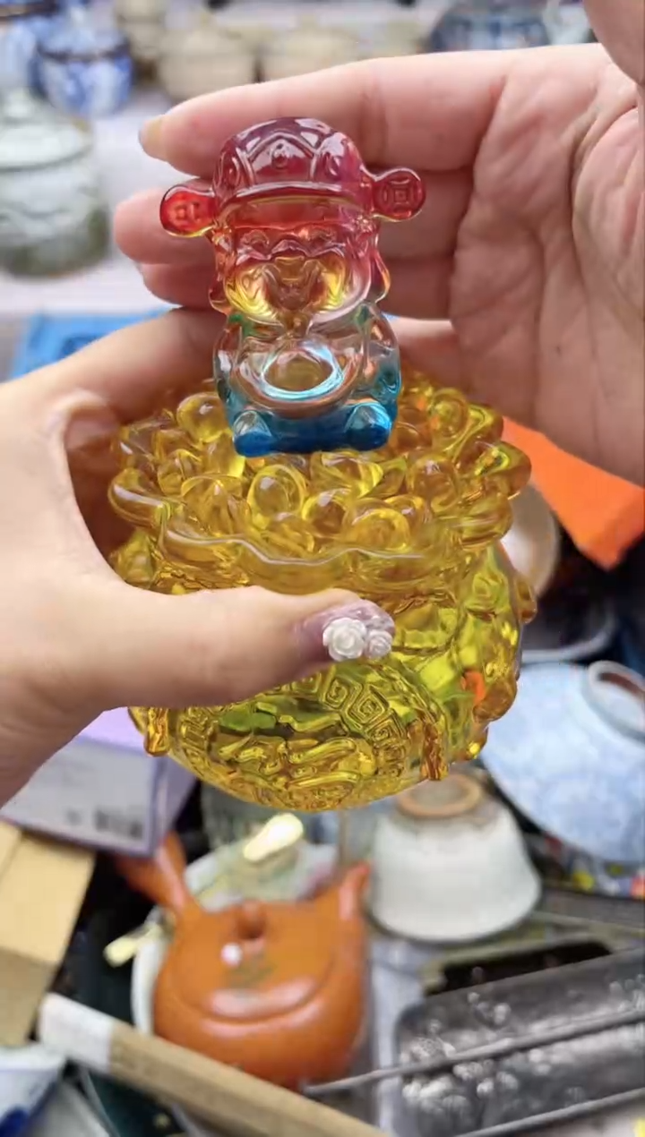 【闪购商品】瓷片欢迎光临美桃瓷器            
