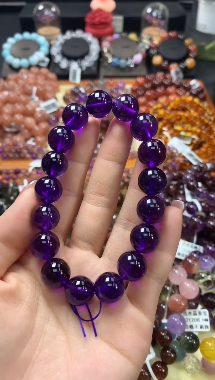 未镶嵌手链水晶12+