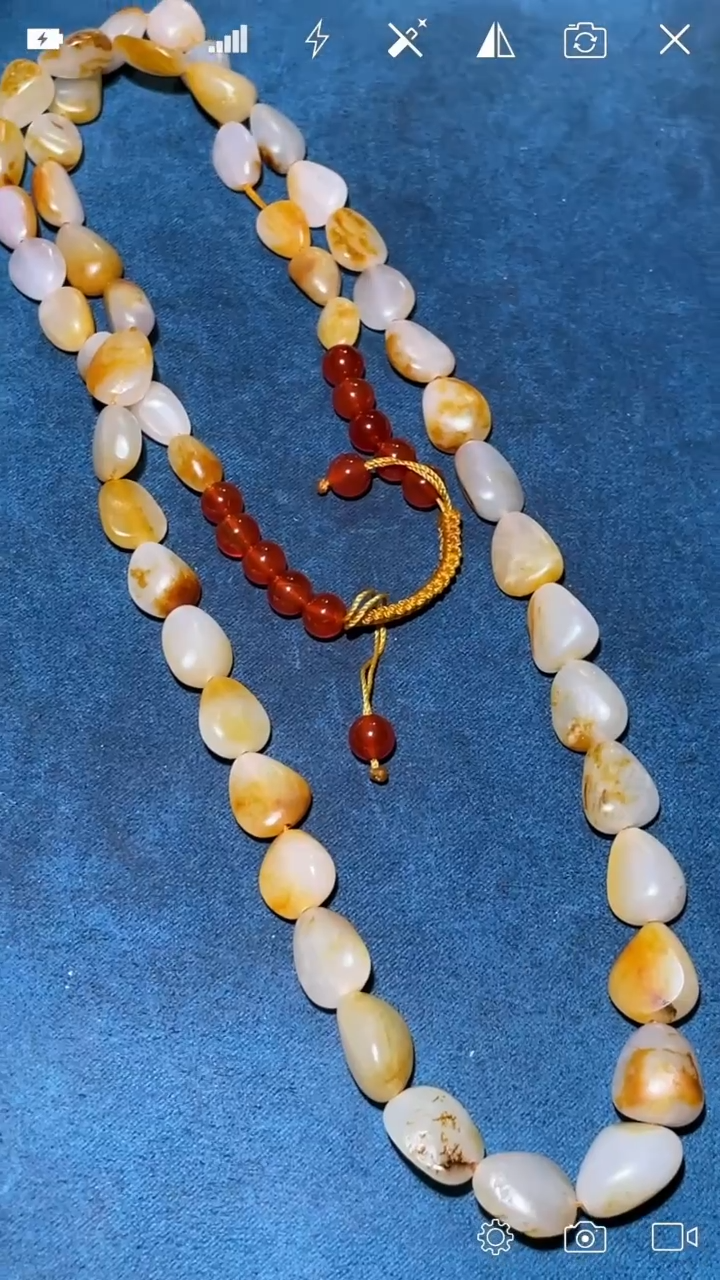 定制和田玉HF   随型珠链