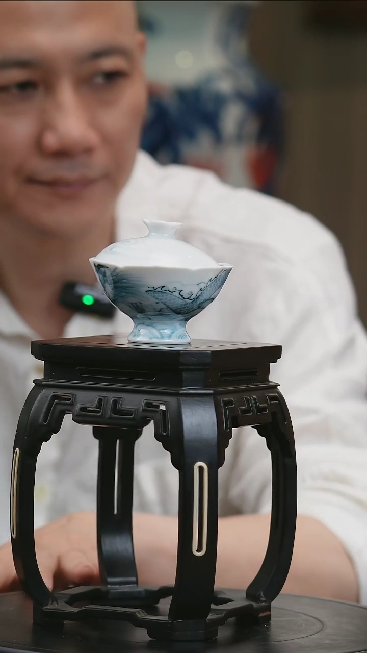 摆件景德镇陶瓷画禅阁专场582