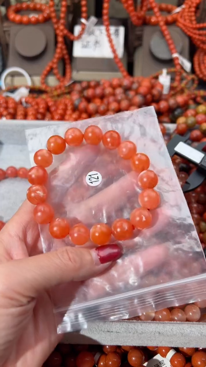 【闪购商品】南红玛瑙手串未镶嵌12+