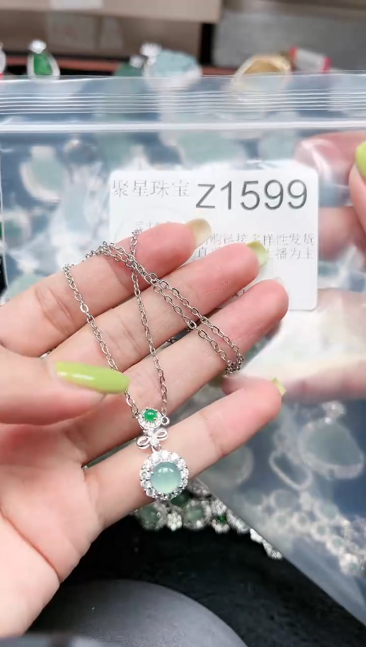 【闪购商品】翡翠颈饰未镶嵌1599赠皮绳