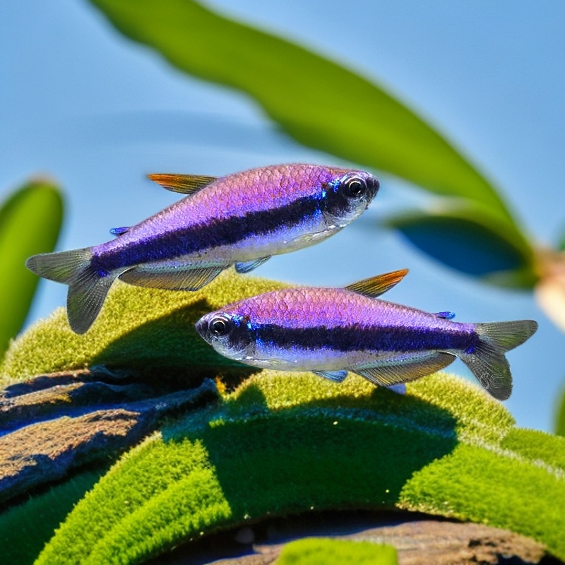 蓝国王灯蓝帝王灯南美热带观赏鱼皇后凯莉灯蓝帝提灯群游好养灯鱼