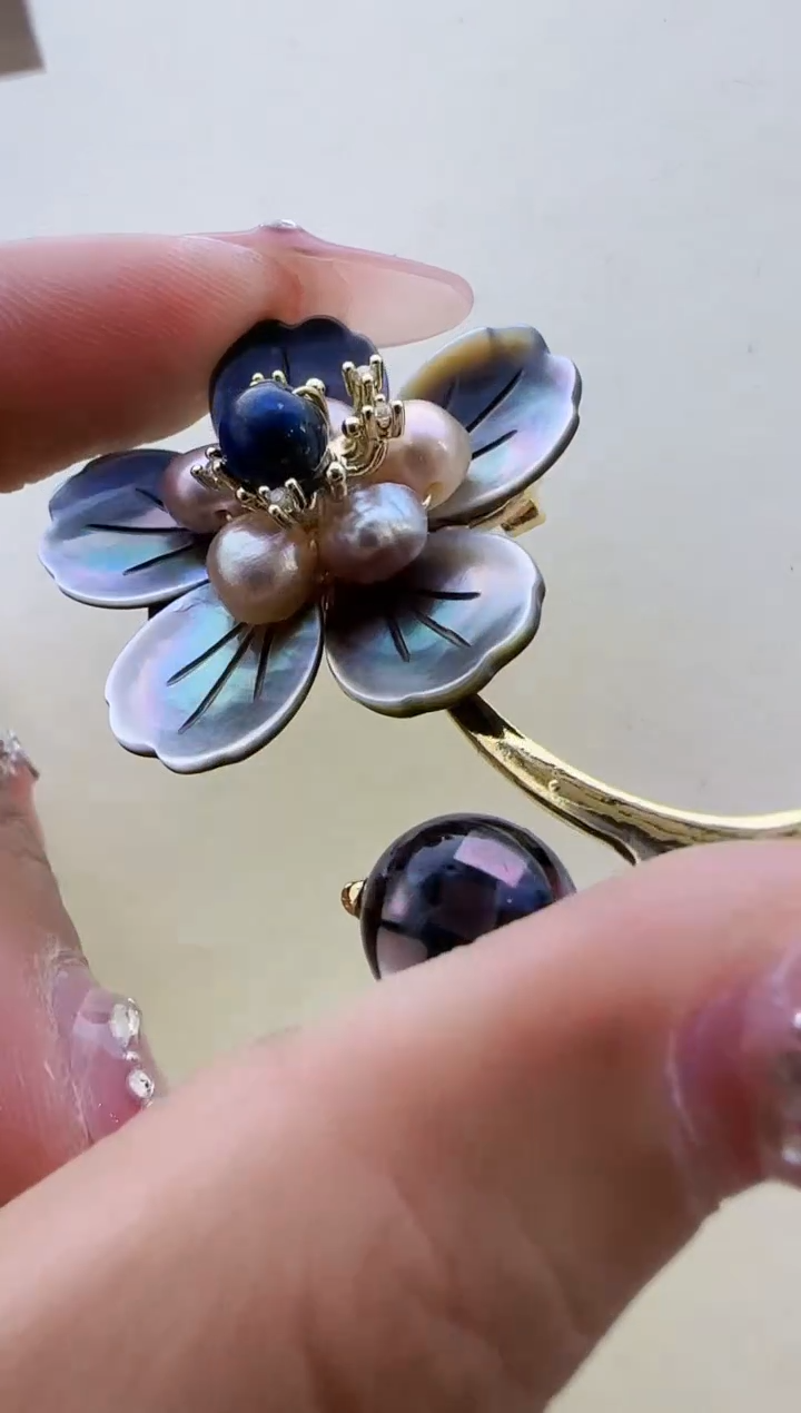 【闪购商品】淡水珍珠胸针未镶嵌450