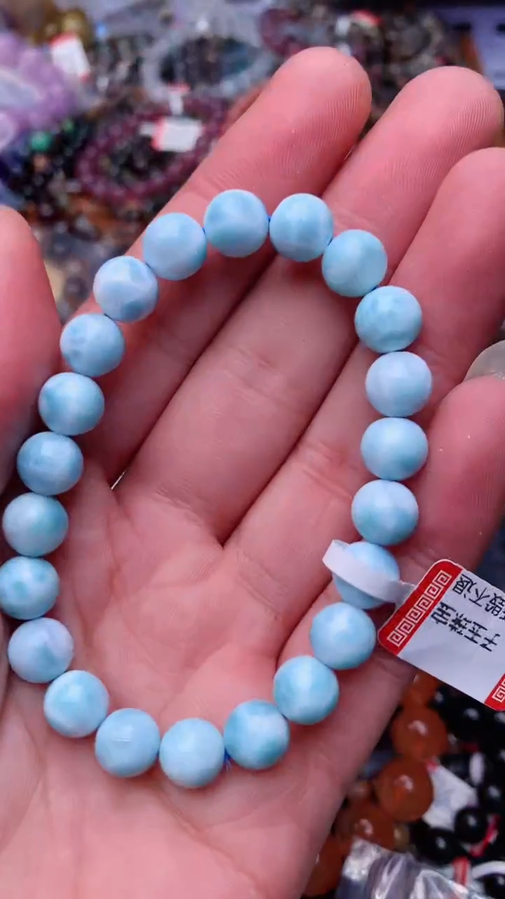 【闪购商品】针钠钙石（海纹石）手链未镶嵌352天然