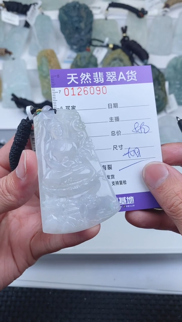 【闪购商品】翡翠颈饰未镶嵌        090