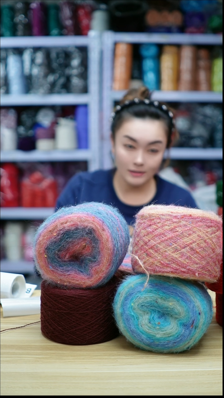 羊毛欢姐手编线B005