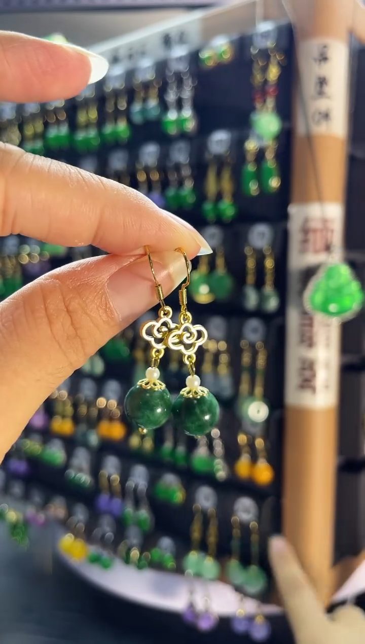 翡翠银S925镶嵌颈饰019...